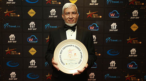 Dave Miah Himalaya Tandoori Customer Choice Award 2021