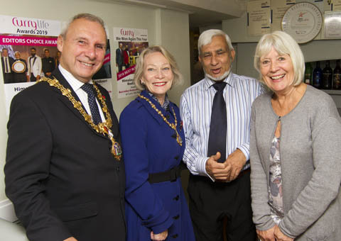 Mayor & Lady Mayoress Ron and Carol Whittle, Dave Miah, Avril Hickman from Bijou Shoes 
